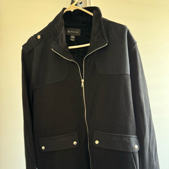 INC mens winter jacket black - Picture 1 of 6